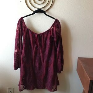 For Love & Lemons Off the shoulder dress